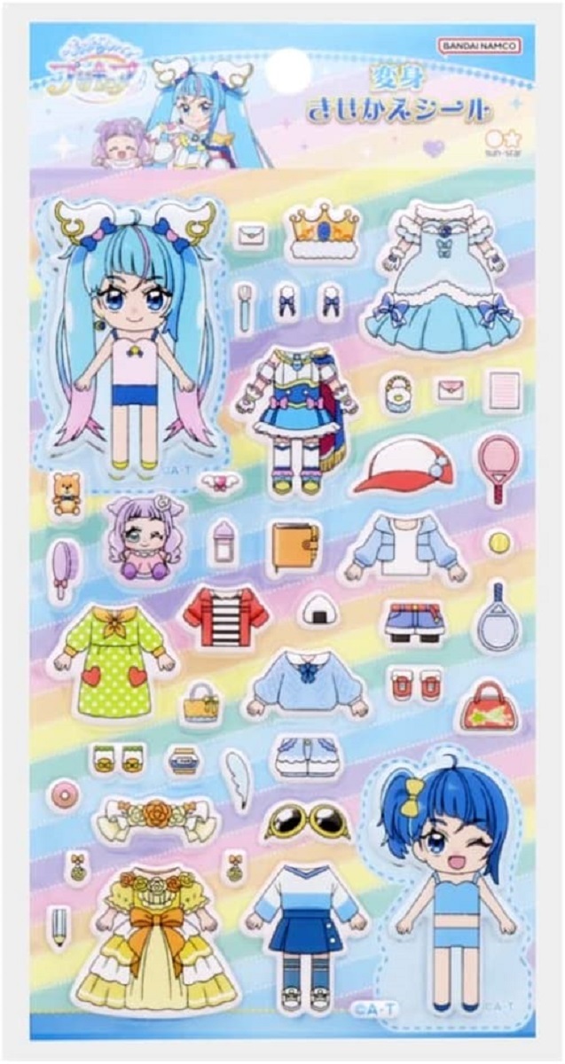ひろがるスカイ! プリキュア 変身きせかえシール A柄 スカイプリキュア シール拍卖