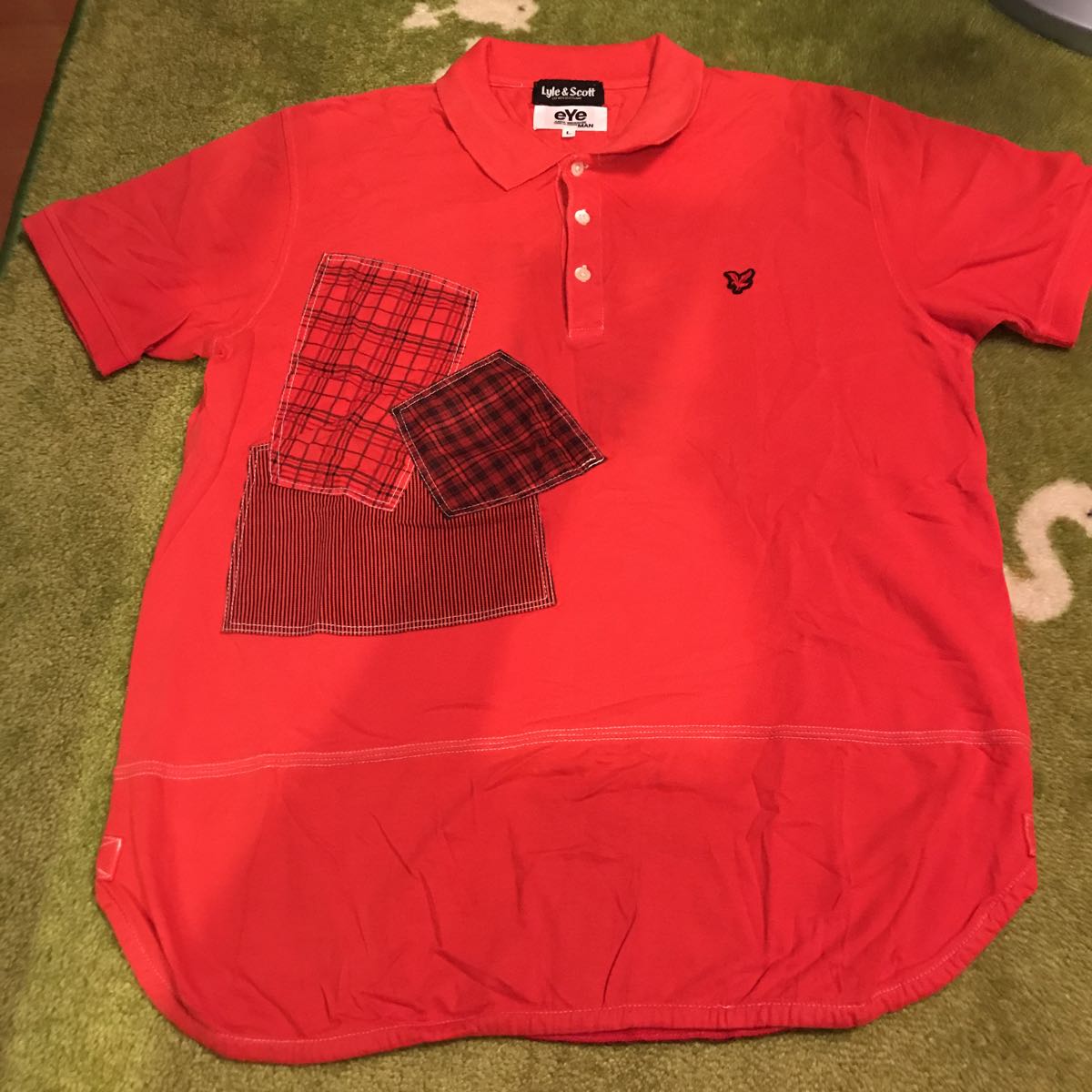 JUNYA WATANABEライル&スコットポロシャツL/ジュンヤ ワタナベLyle &Scott別注コラボ限定拍卖