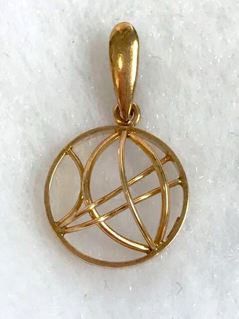 18金 おしゃれ デザイン ペンダント トップ k18 ネックレス トップ 750拍卖