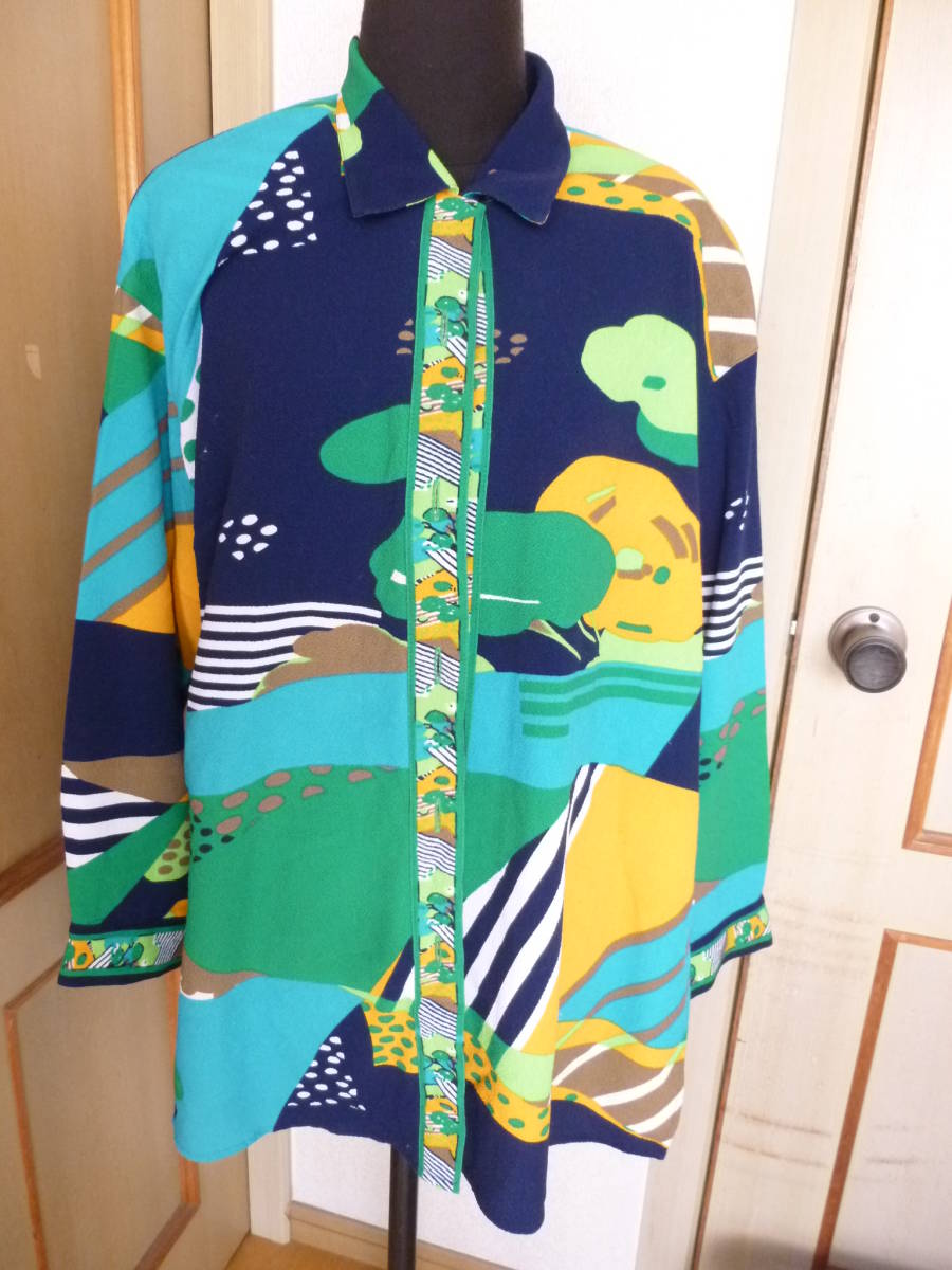 縮緬ちりめん★ヴォーグ 夢御堂 F フリーサイズブラウス300416拍卖