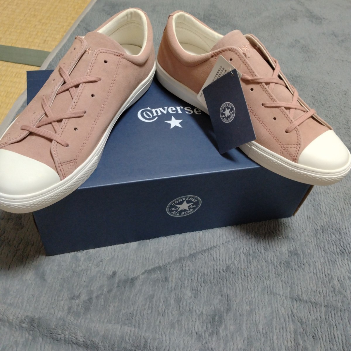 コンバース オールスター クーペ スエード OX ピンク 24.5cm拍卖