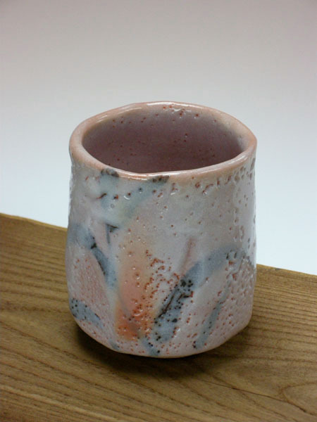 美濃焼,高級茶器,作家物,湯飲み 源九郎窯 加藤 健 作 桜志野湯呑拍卖