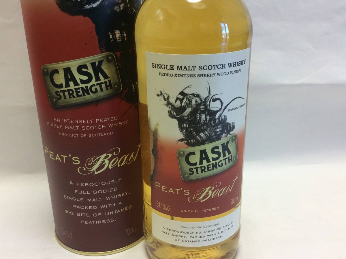 ピーツビースト PX シェリーフィニッシュ 54.1° 700ml 新品 箱入 ペドロヒメネス(PX)樽でフィニッシュ、カスクストレングスでボトリング②拍卖