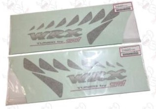 【スバル純正新品】SUBARU 未使用品 ★超希少品★ インプレッサ GC8 WRX デカール レターマーク 左右セット GC8 GF8 2ドア用 ピンクライン拍卖