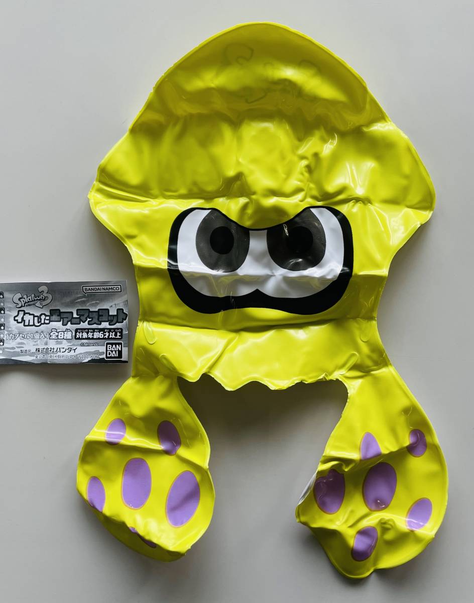 ★スプラトゥーン3 イカしたエアーマスコット イカ イエロー★Splatoon拍卖