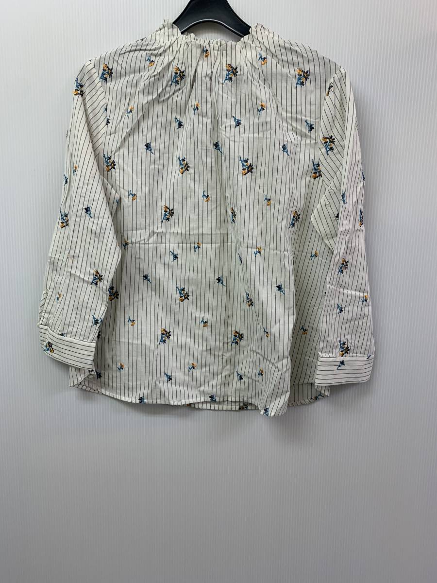 x971★Golden Bear 長袖花柄刺繍入りカットソー  サイズL★春拍卖
