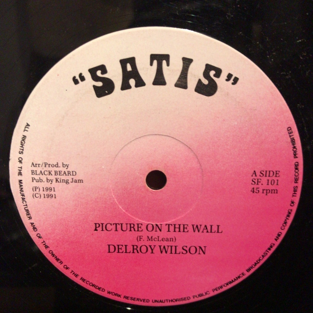 Delroy Wilson Picture On The Wall 1991UK盤 12inch拍卖
