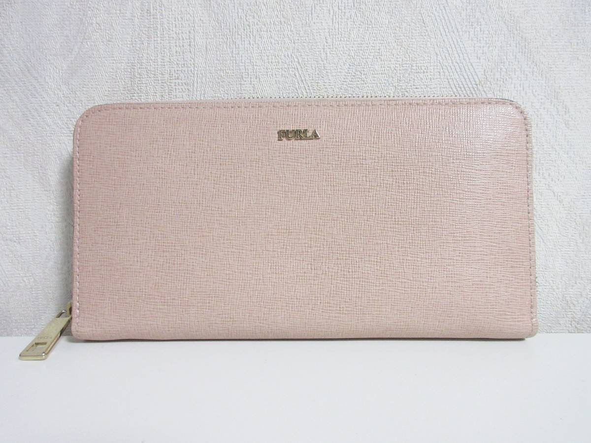 FURLA フルラ 長財布 ラウンドジップ レザー irmri yg3721拍卖