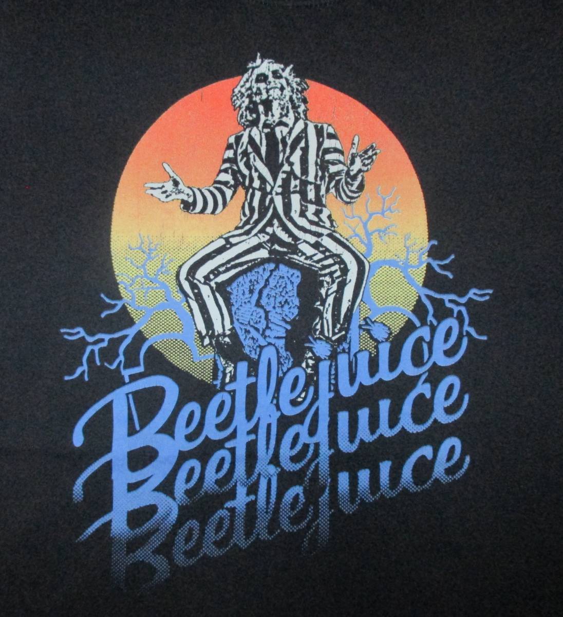 ビートルジュース Beetlejuice Tシャツ レディースL ティム・バートン ナイトメアー・ビフォア・クリスマス 古着 ヴィンテージ拍卖