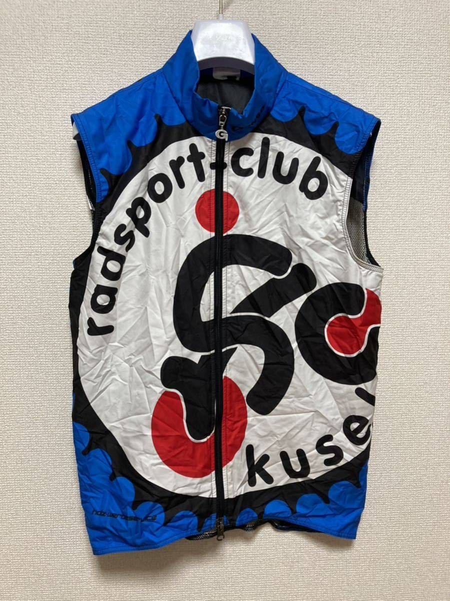 ヨーロッパヴィンテージ GONSO ゴンソ サイクリングベスト バイクシャツ ベスト メッシュ L サイクリングジャケット拍卖