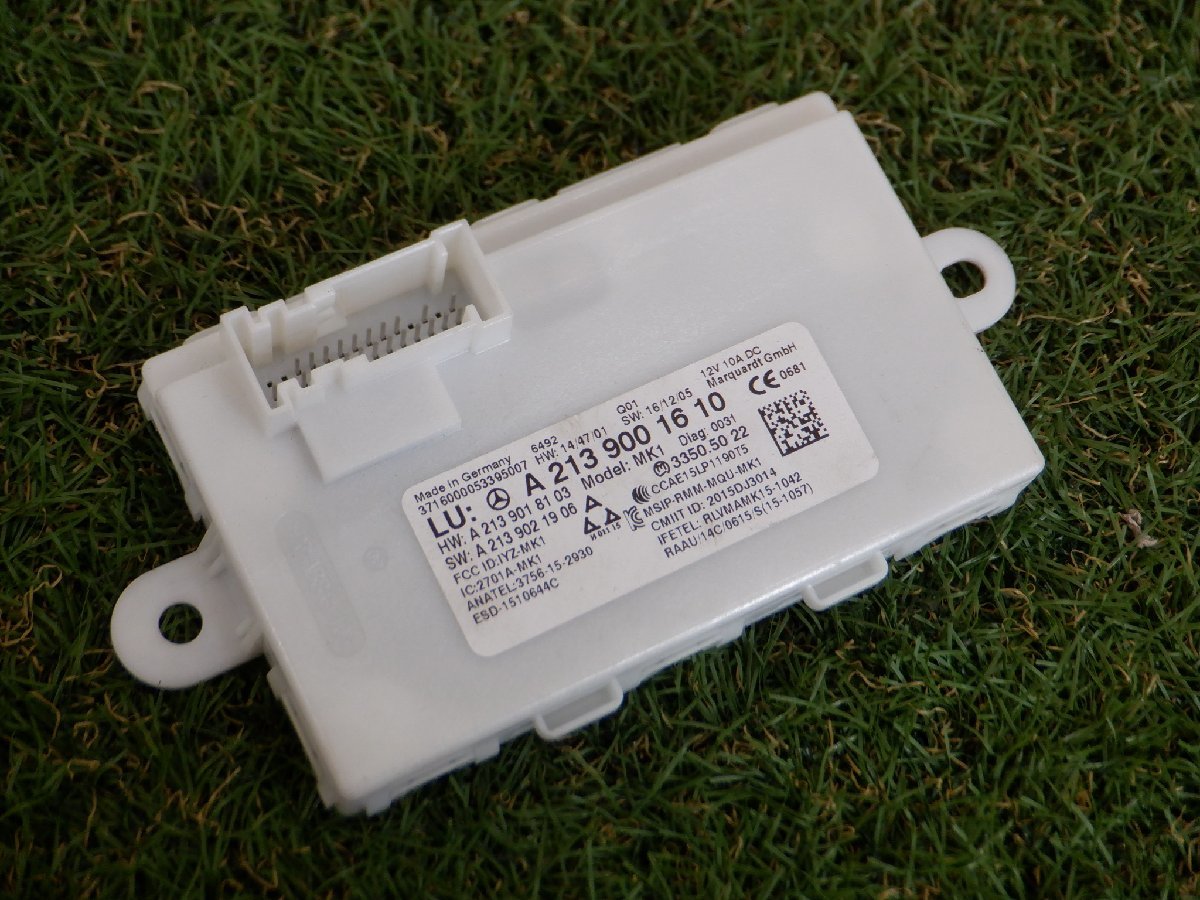 ベンツ純正 RBA-2132711 W213 E400 Eクラス 2017年 コントロール モジュール ユニット A2139001610 m-23-4-359拍卖