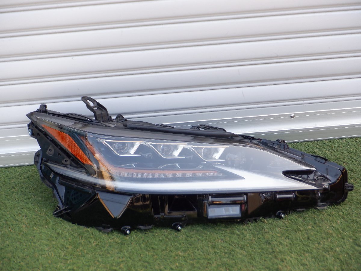 レクサス純正 AXZH10 ES300H ES 前期 3眼 フルLED ヘッドライト ヘッドランプ 右側 運転席 刻印H KOITO33-263 81145-33G31 美品拍卖