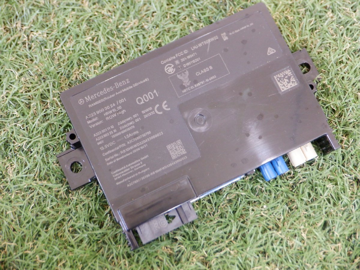 ベンツ純正 W223 Sクラス コントロール モジュール ユニット A2239003024 m-23-4-940拍卖
