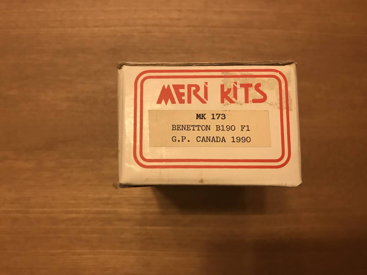 1/43キット MERI ベネトン・フォード B190 #20 N.ピケ カナダGP優勝 1990拍卖