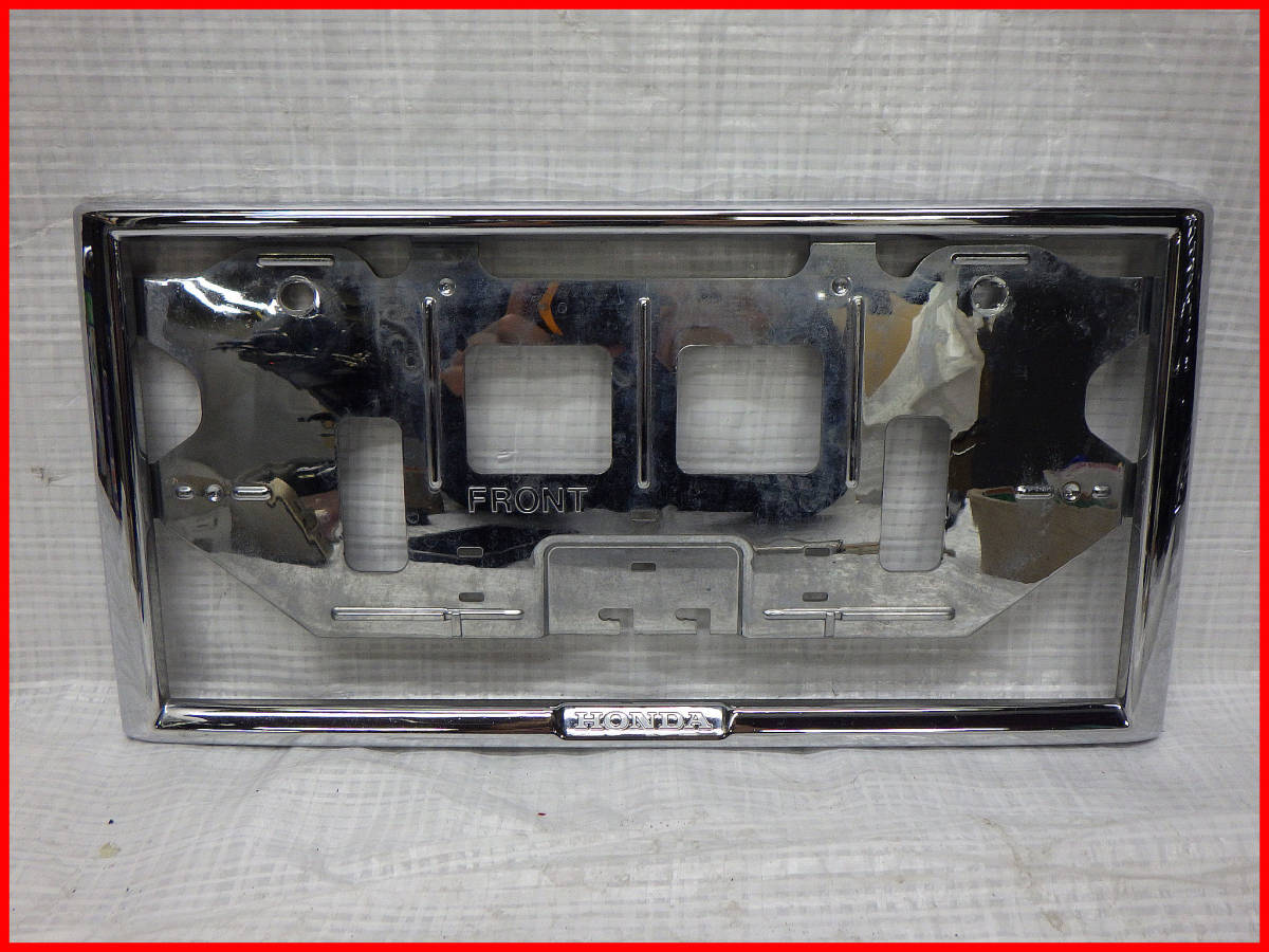 ホンダ フロント ナンバーフレーム 08P25-EJ5-0000-A ナンバープレート枠 ライセンス拍卖