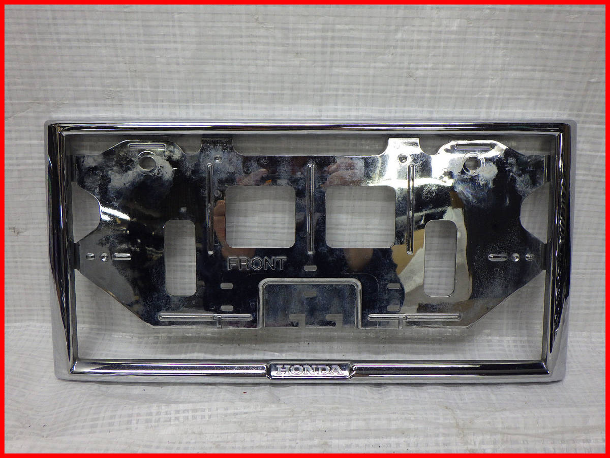 ホンダ フロント ナンバーフレーム 08P25-EJ5-0000-A ナンバープレート枠 ライセンス拍卖