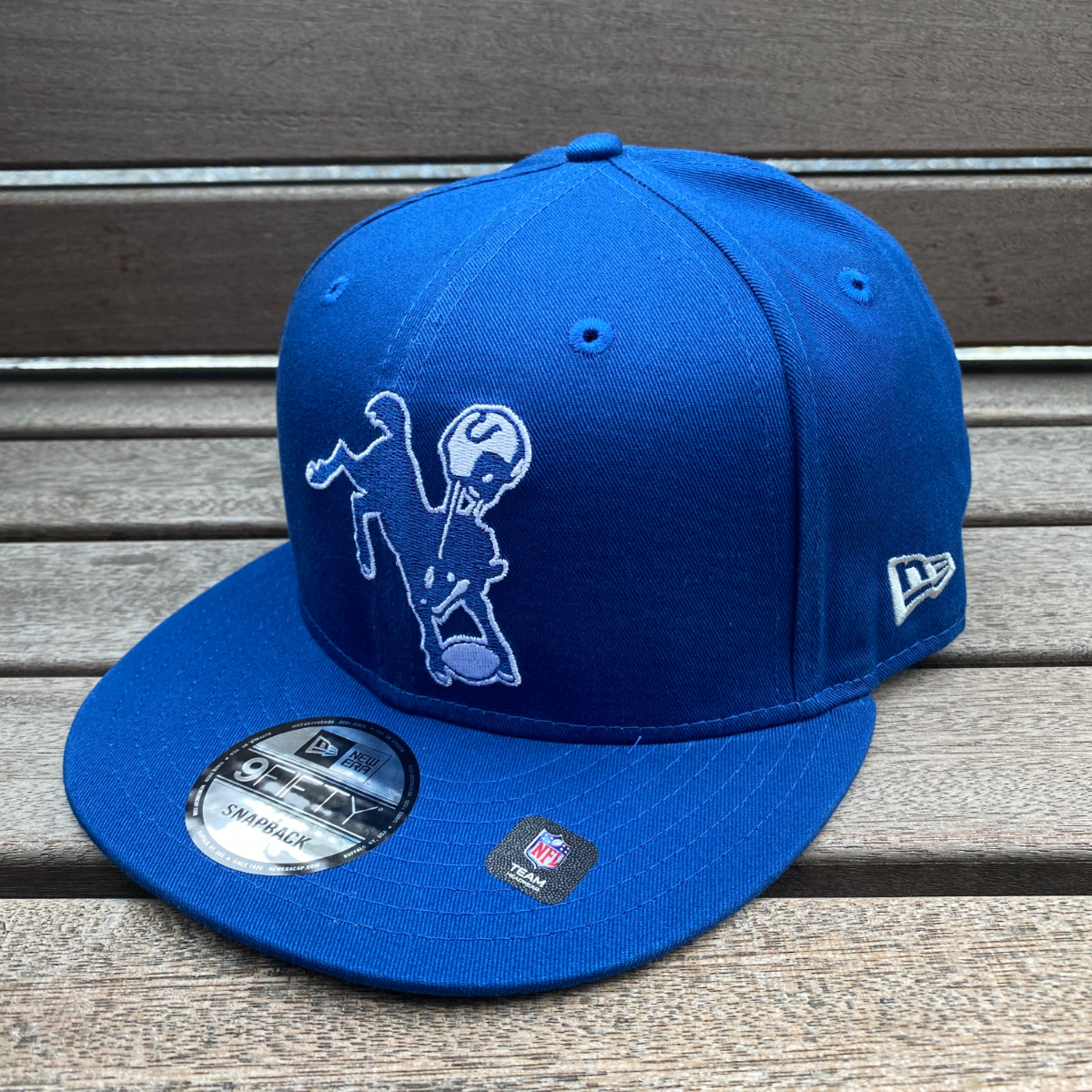 USA正規品 NEWERA ニューエラ 9FIFTY スナップバックキャップ NFL インディアナポリス コルツ IND COLTS 青 ザ・ホース 61-71 Throwback拍卖