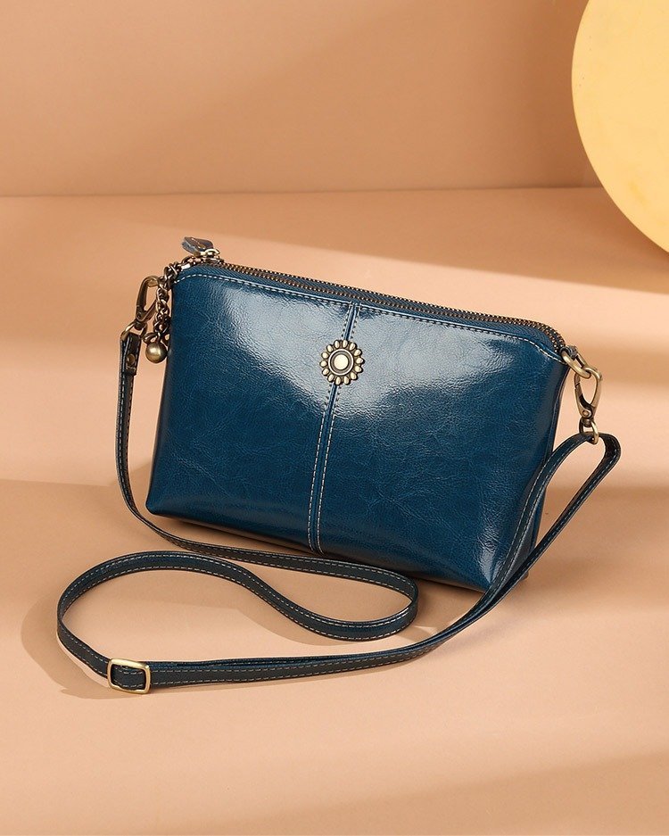 ZPT222★レディース 財布 ショルダーバッグ 財布バッグ お財布ポシェット本革 斜めがけ肩紐付き 2way 大容量 ギャルソンウォレット ブルー拍卖