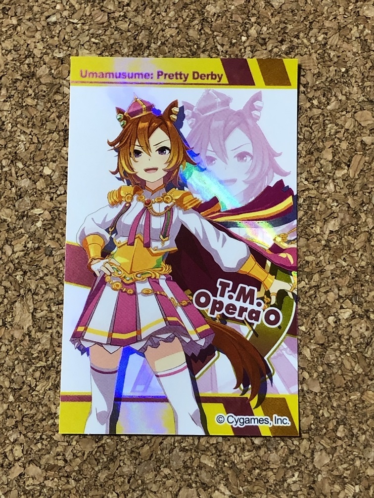 【ウマ娘 グッズ 27】シール ぱかうけ テイエムオペラオー T.M. Opera O 2022年 栗山米菓 ばかうけ Umamusume Pretty Derby拍卖