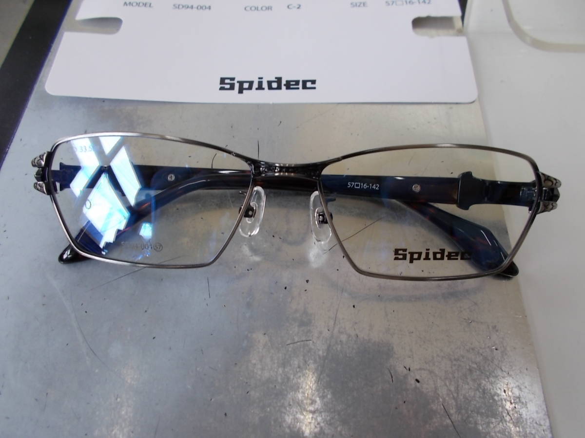 Spidec スパイデック 超かっこいい 眼鏡フレーム SD94-004-c2 トライバルデザイン お洒落拍卖