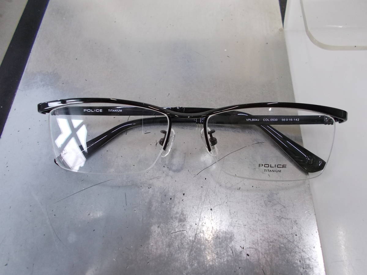 ポリス POLICE 超かっこいい ナイロール チタン 眼鏡フレームVPLB04J-0530 お洒落 拍卖