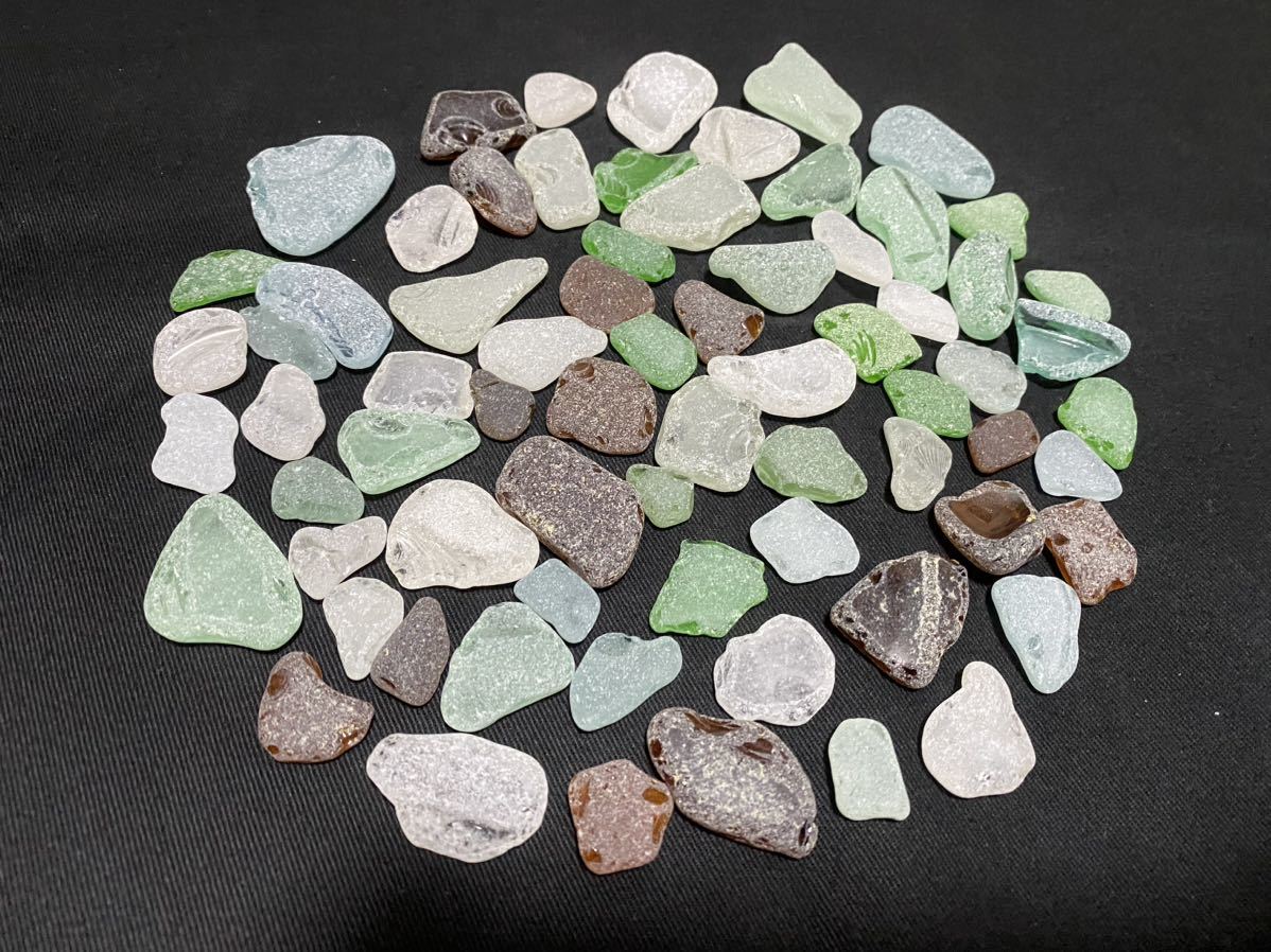 シーグラス 他のものより少し肉厚タイプ270g 瀬戸内海 S804 ビーチグラス レア 小、中サイズ 粗めあり 工作や作品造りにどうぞ拍卖