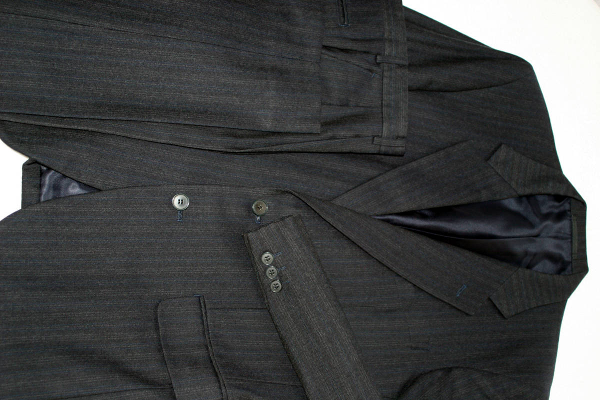 ★S-7   ビジネス ス-ツ 2釦   色濃紺系   ウエスト 81  サイズ A6  ★ 春秋冬シーズン   ビジネスに  結婚式に拍卖