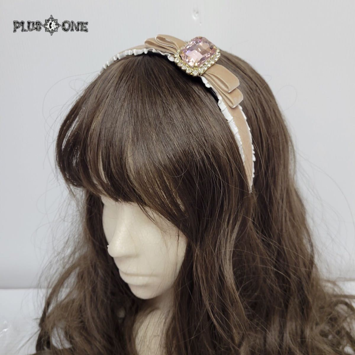 【RoseMarie seoir】ビジューリボンカチューシャ/ローズマリーソワール拍卖