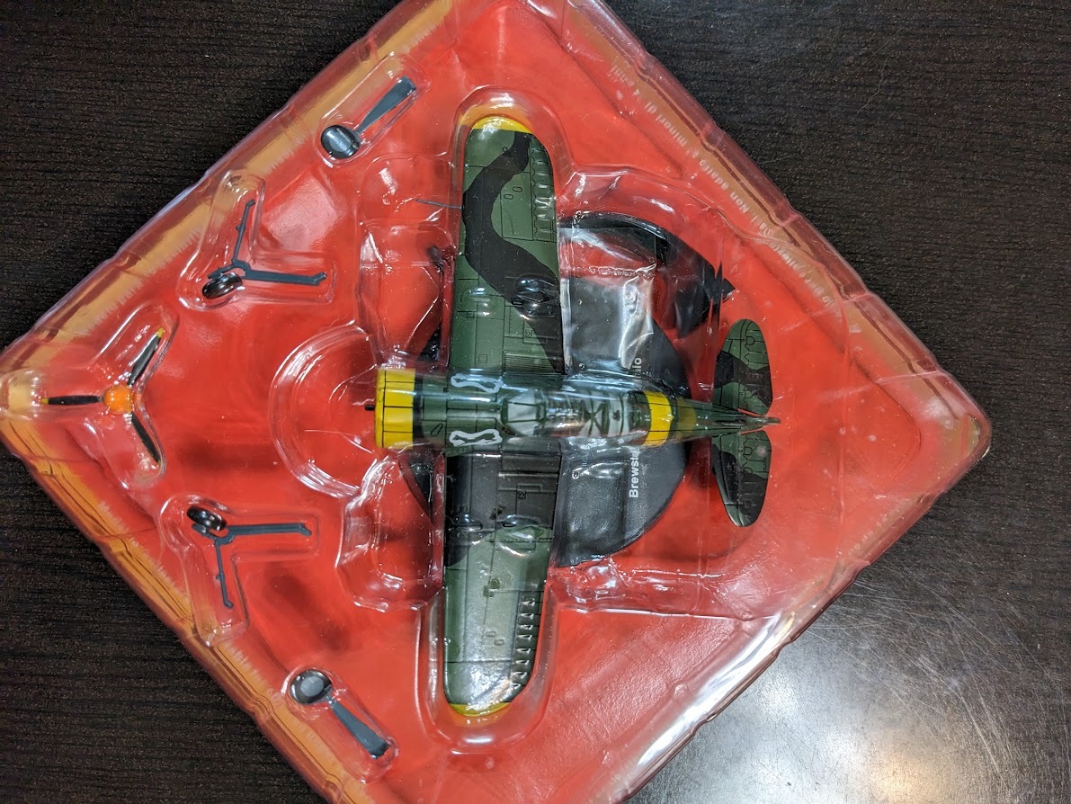 ☆1/72ダイキャストモデル フィンランド空軍 ブリュースターB239バッファロー戦闘機「ユーティライネン搭乗機」拍卖