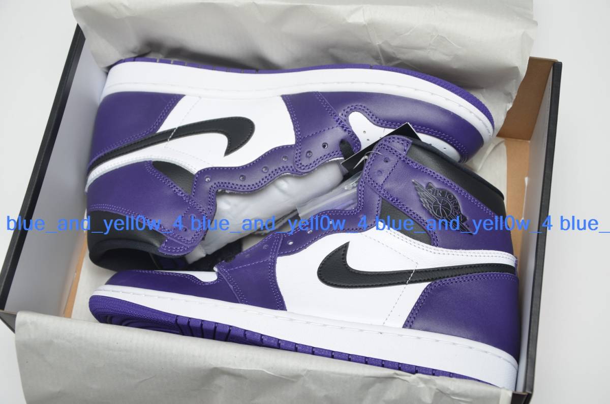 ■新品 国内正規品 29cm NIKE AIR JORDAN 1 RETRO HIGH OG COURT PURPLE 555088-500 US11拍卖