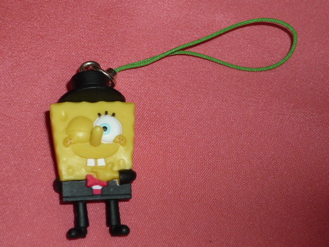 激レア!カワイイ♪ スポンジボブ キャラクター マスコットストラップ☆拍卖