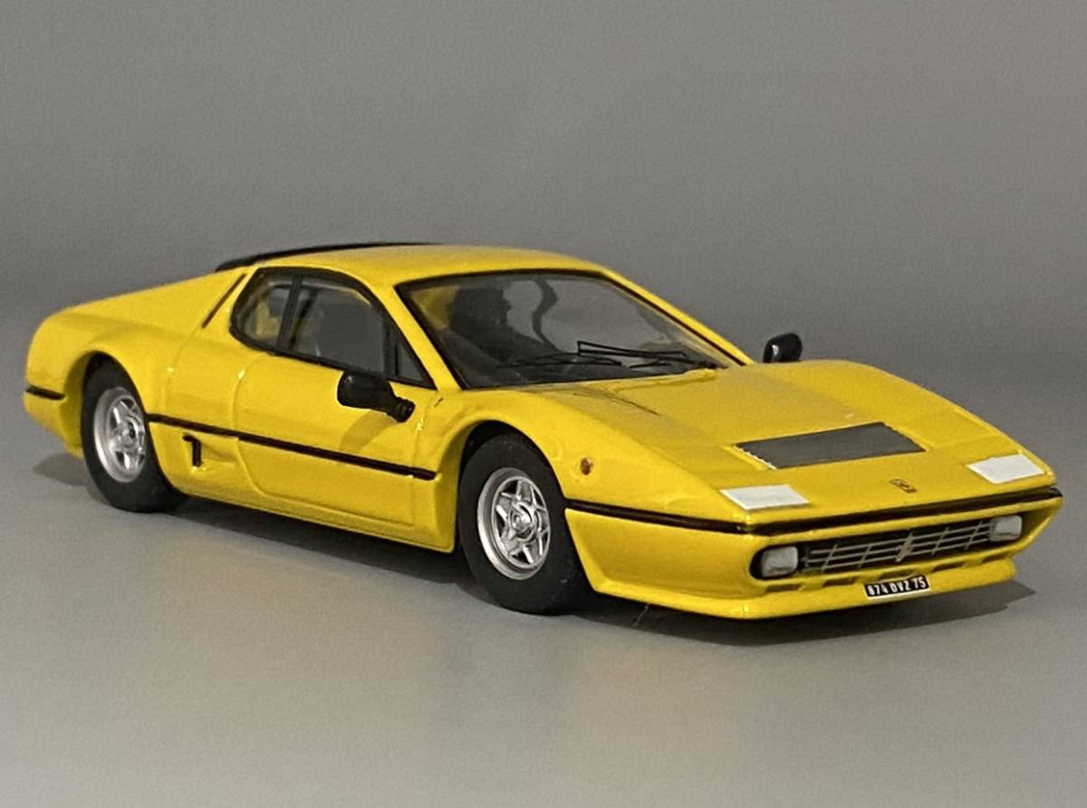 Best Model 1/43 Ferrari 512 BB 1976 Giallo ◆ Predecessor - Ferrari 365 GTB/4, Successor - Ferrari Testarossa ◆ フェラーリ 9265拍卖