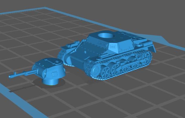 1/144レジンキット 未塗装 WWⅡ ドイツ軍 1号 一号 Ⅰ号戦車 A型 Bワールドタンクミュージアム 【同梱可能】0613拍卖