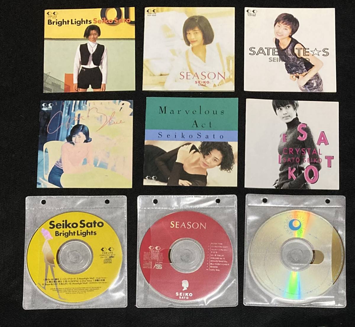 ※送料無料※ 佐藤聖子 アルバム CD 歌詞カードのみ 全6枚 セット Bright Light After Blue SEASON Marvelous Act SATELLITE☆S CRYSTAL 拍卖