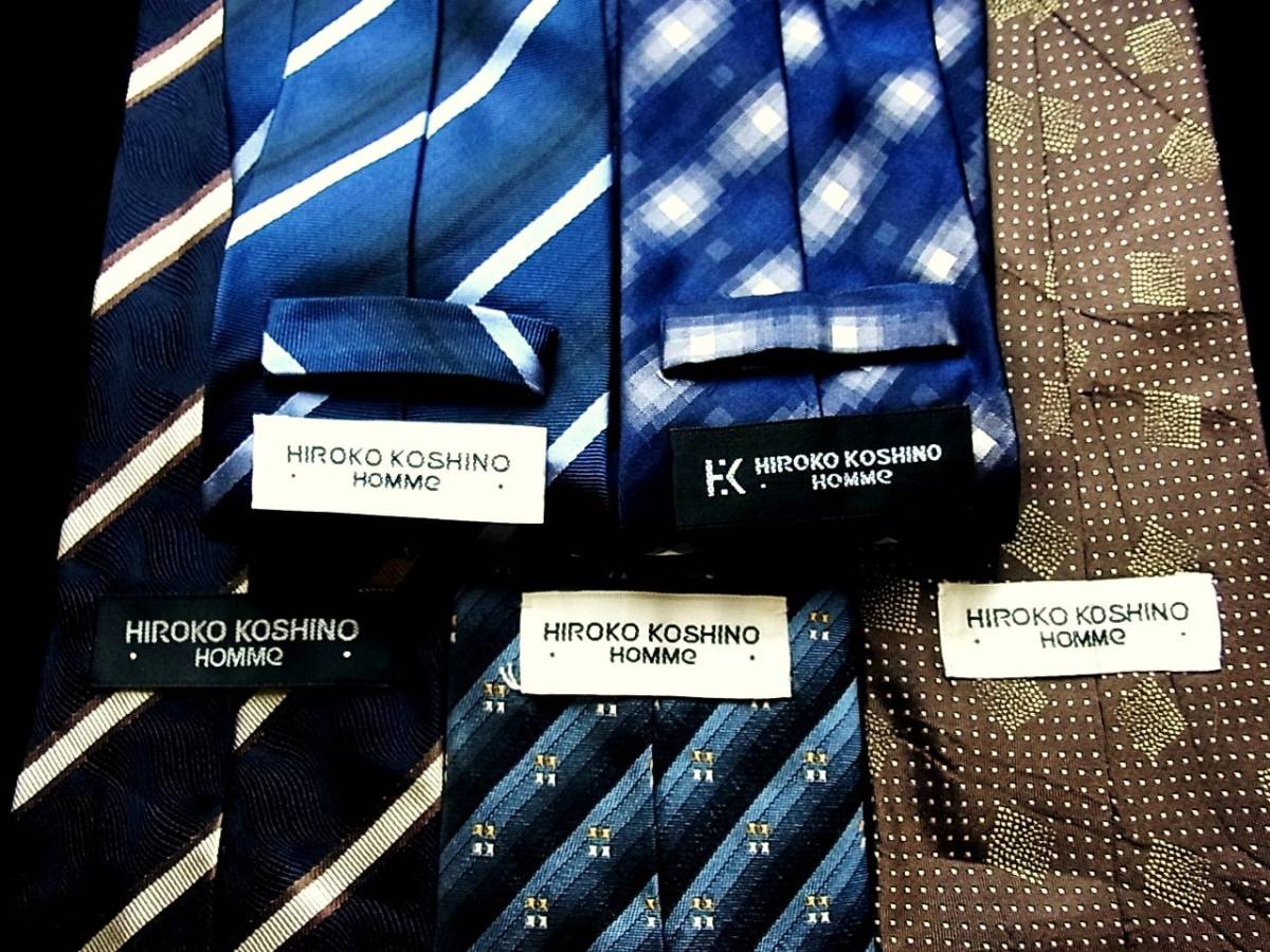 ■即決セール■J0896■ 5本セット全て 【小篠 弘子】ヒロコ コシノのネクタイ拍卖