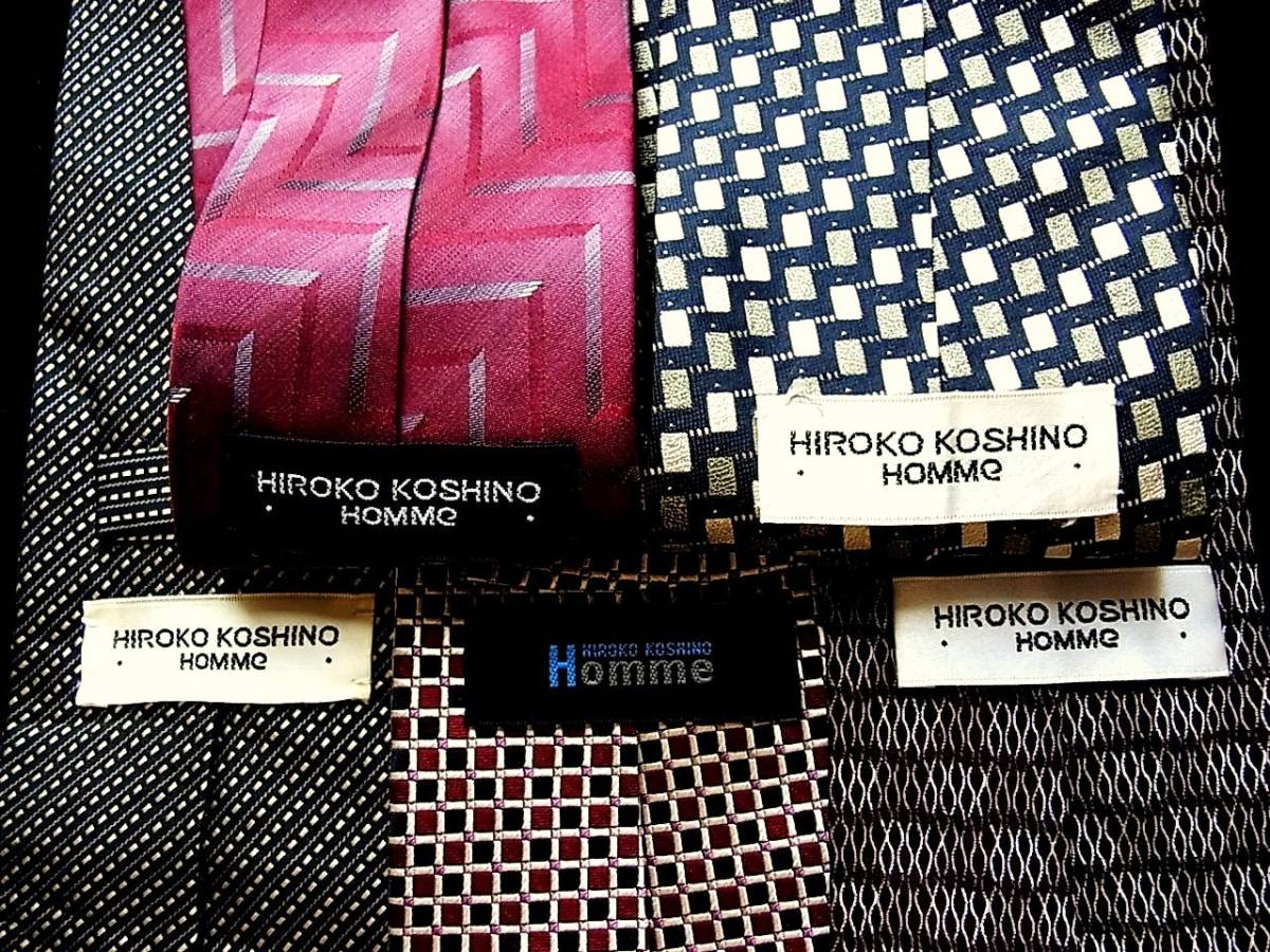 ■即決セール■J0895■ 5本セット全て 【小篠 弘子】ヒロコ コシノのネクタイ拍卖