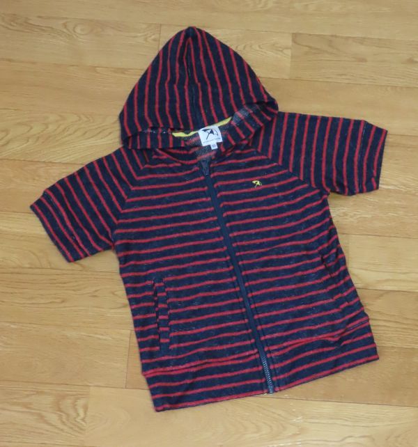 ☆【美品】arnold palmer timeless アーノルドパーマー パイル地 ボーダーパーカー 120拍卖