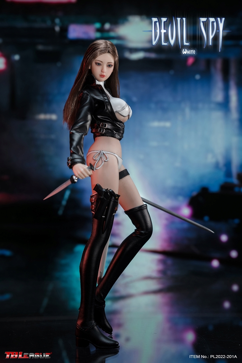 ★TB League★デビル スパイ 1/6 アクションフィギュア ホワイト ver(PL2022-201A)6826拍卖