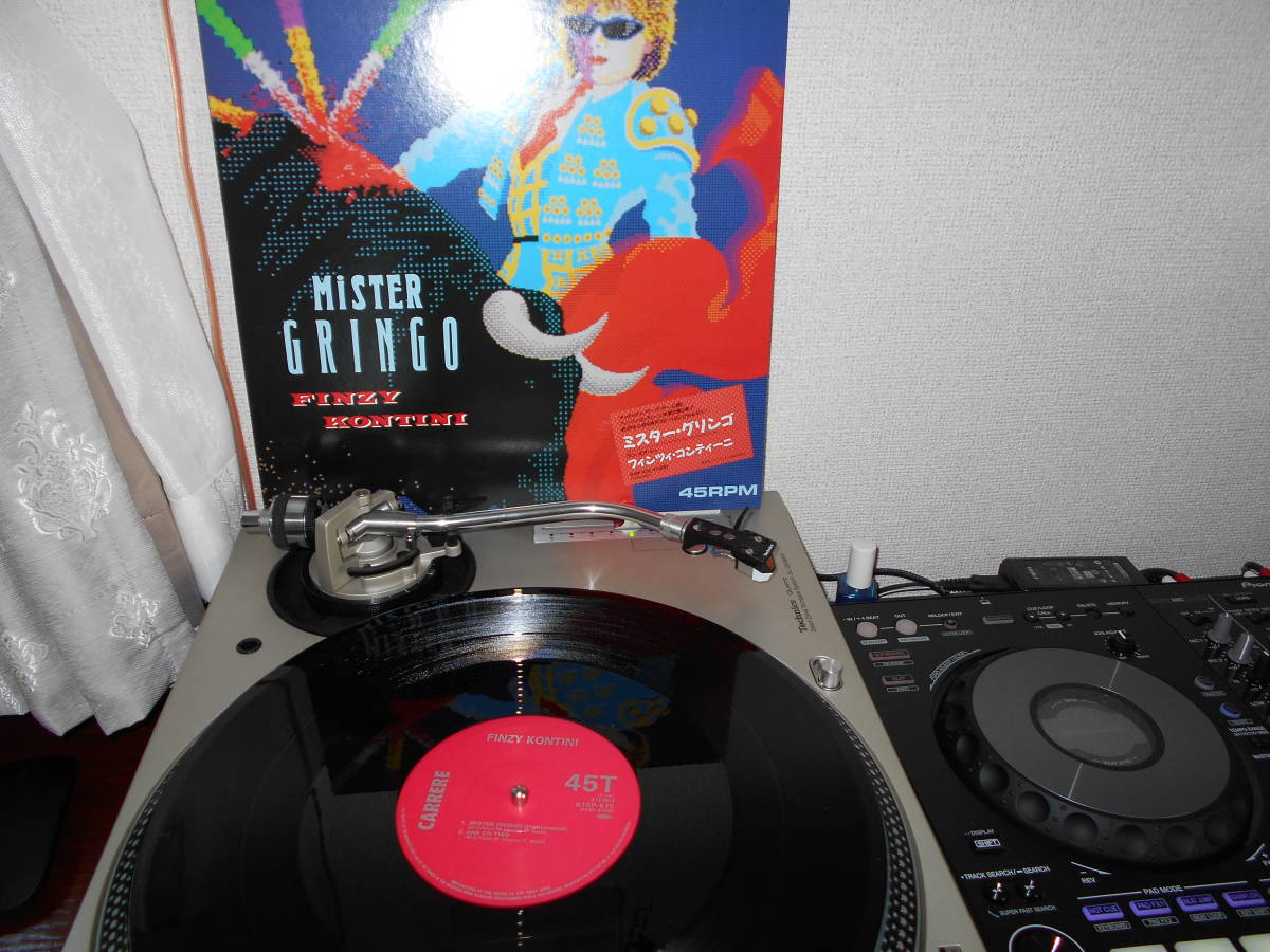 希少 レア Finzy Kontini Mister Gringo Italo Disco / Eurobeat Italian group. This single was released only in Japan拍卖