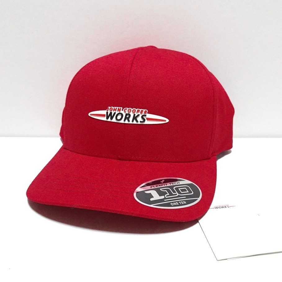 2019 送料無料 新品タグ付き JOHN COOPER WORKS キャップ 帽子 レッド / ジョンクーパーワークス MINI ミニ ミニクーパー拍卖