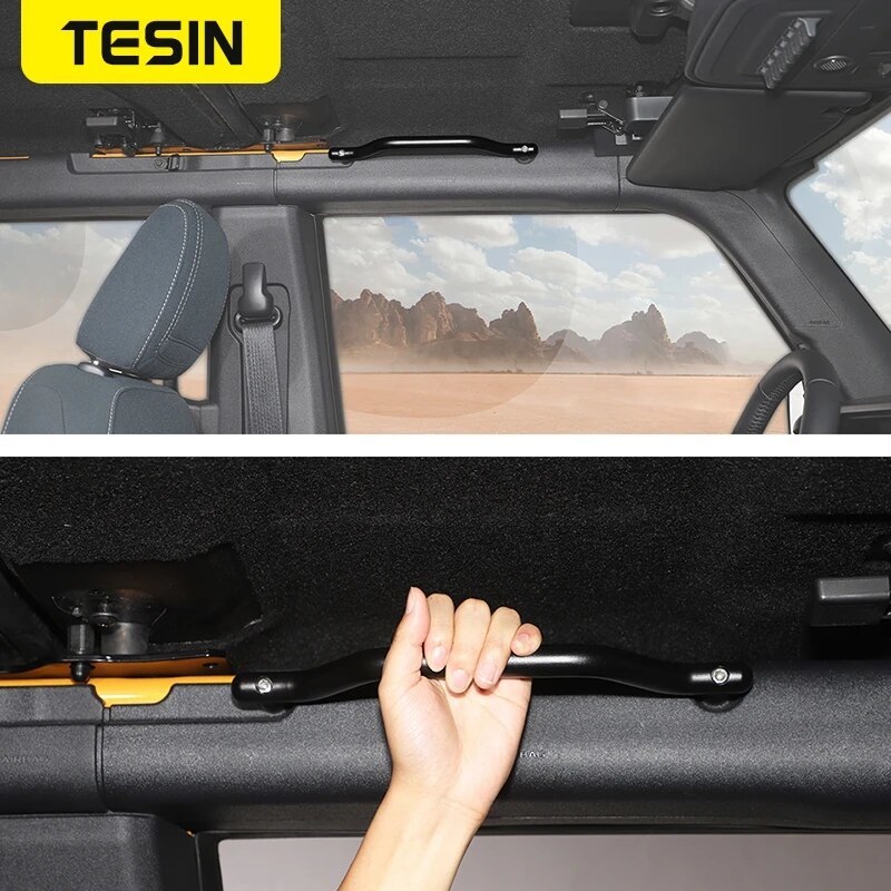 フロント2個 -フォード用装飾的な鉄のハンドル,ベルト付きの車のフロントドア2021 2022,アームレスト付きの耐久性のあるアクセサリー拍卖