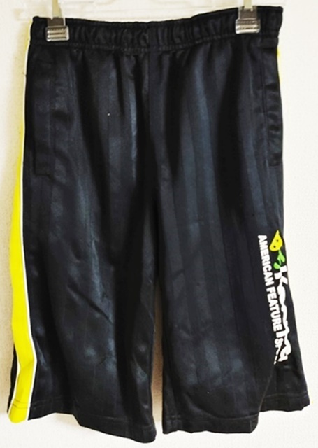 140㎝ Kaepa 半ズボン ハーフパンツ ジャージ 黒×黄色拍卖