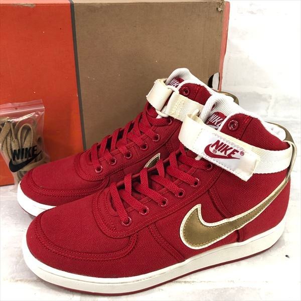 NIKE VANDAL CANVAS ナイキ バンダルキャンバス 箱有 SIZE: 27cm 305607-671-00 ハイカット スニーカー シューズ レッド MH632023041706拍卖