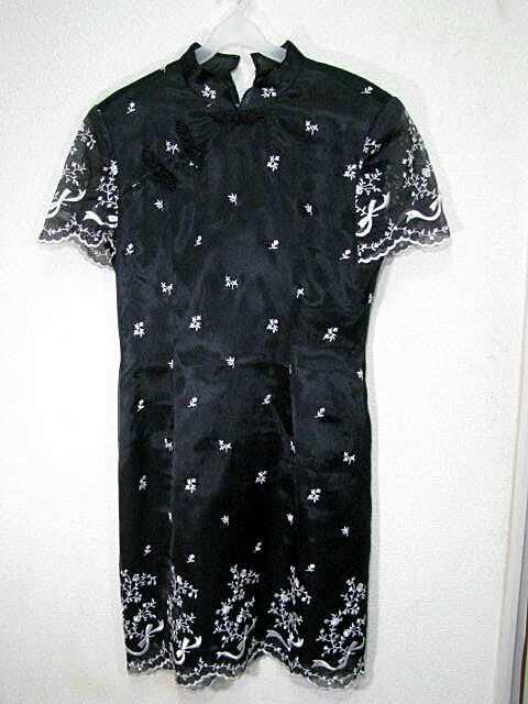 VIVIE チャイニーズドレス 黒 9号 美品拍卖