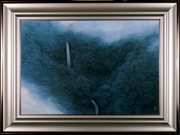 東山魁夷(山霊)岩絵具方式複製画 真性保証 Acre拍卖