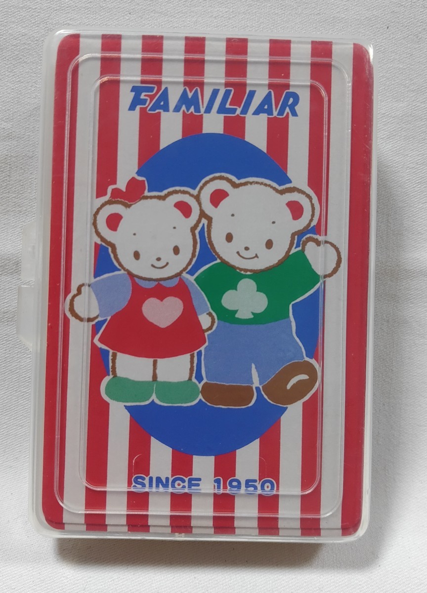 未使用自宅保管品ファミリアFAMILIARトランプ拍卖