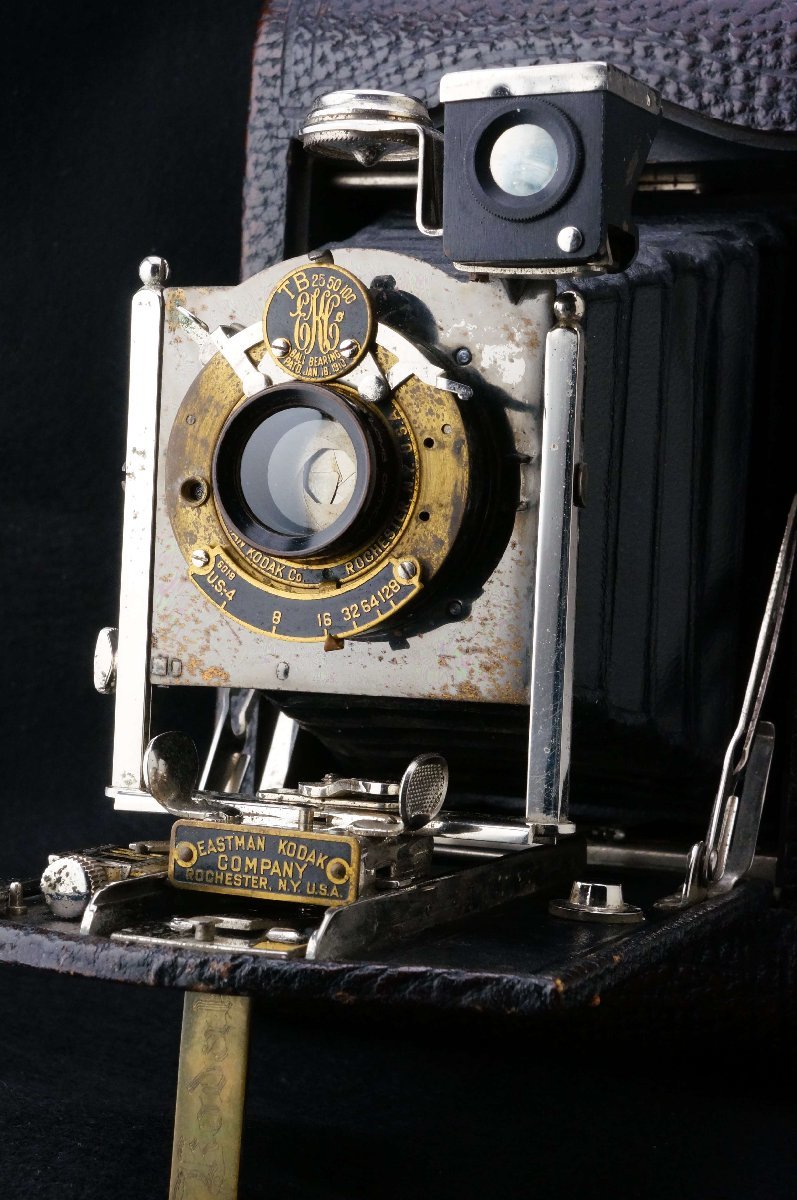 希少!!! No.3 FOLDING POCKET KODAK MODEL G BAUSCH & LOMB RAPID RECTILINIAR コダック 良品!!!! 1016拍卖