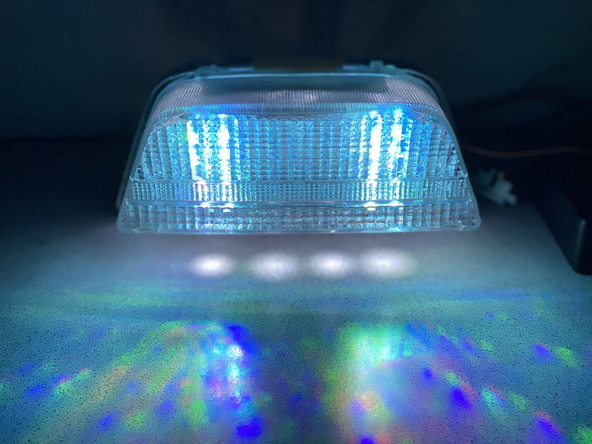 【60日保証】ZRX400/1100/1200☆RGB流れるテールランプLEDユニット☆超爆光59発!拍卖