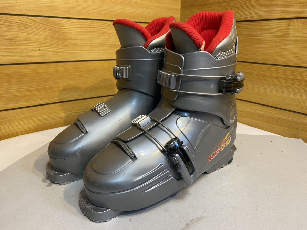 MCCOUGAR 25cm M201J スキーブーツ ソール長295 日本製 ブーツ スキー グレー レッド ボア拍卖