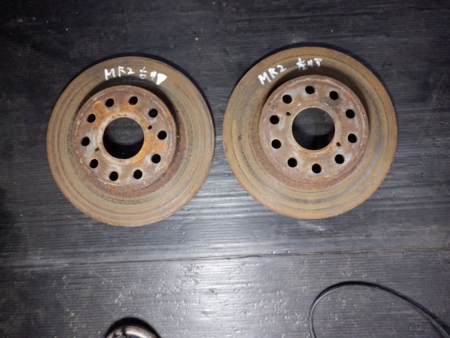 MR2 SW20 Gリミテッド 純正 リア 左右 ブレーキ ディスク ローター 41499/A1拍卖